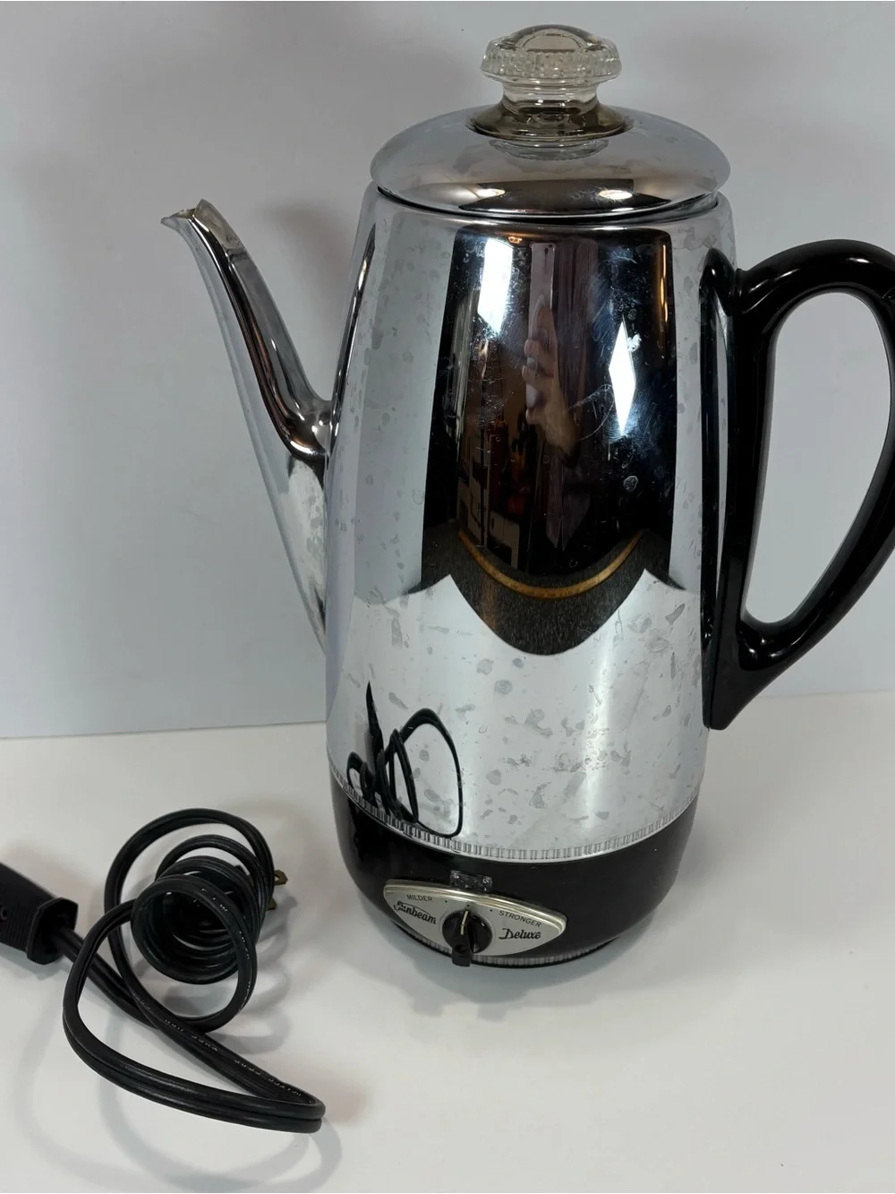 Vintage Sunbeam Deluxe Automatic Percolator AP-16 | 10 Cup - Tested Works